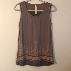 Anthropologie Hem & Thread Top